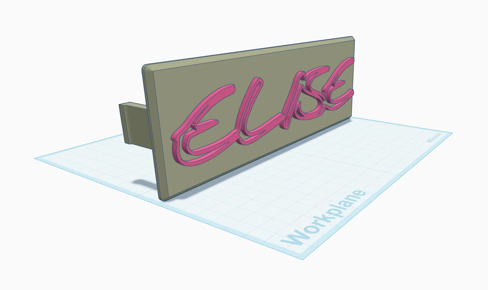 CAD model of the radio face plate